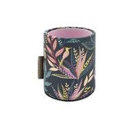 Portico Designs Ltd Sara Miller London Savannah Faux Leather Pen and Pencil Pot Holder for Desk with Gold Foil Detail size 10.5x8.5x8.5cm