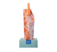 Portico Designs Ltd The Art of Hosting Clink Clink Reusable Bottle Bag, Marble Print, with Leather Handle
