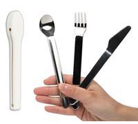 Portion Control Flatware for Healthy Eating & Bariatric Diet with Silicone Case (1)