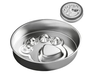 Portion for Pets - Robust Metal Feeder, Non-Slip Structure, Interactive Food Container for a Balanced Diet, Perfect Solution for Indoor Use of the Home, Diet