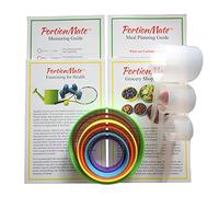 PortionMate Plus - The Ultimate Bariatric Meal Prep Food Ring Set with Instructive Booklet Guides - Now Portion Control is Fast, Affordable, and Accurate!