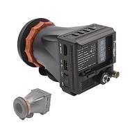 Portkeys LEYE SDI Electronic Viewfinder 2.4 Inch LCD Monitor 4K HDMI and 3G-SDI Video Input 3D LUT Monitoring Multiple 1/4?-20 Mounting Points with Battery Plate [Adjustable Diopter +8D~-3D]