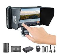 Portkeys PT5 II Camera Monitor 5 inch 500 nit DSLR Camera Field Monitor Touchscreen Wide Color Gamut New Peaking LUT Video Assist Luma RGB Waveform with F550 Battery