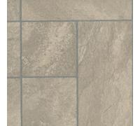 Portland 191L Brown Stone Effect Anti-Slip Vinyl Flooring For Kitchen, Bathroom, 3.8mm Thick-5M(16'4") X 2M(6'6")-10M²