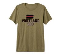 Portland 503 Area Code PDX Rebel Streetwear Premium T-Shirt