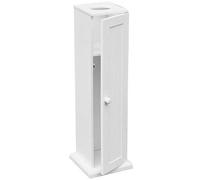 Portland Bathroom Toilet Roll Cabinet White