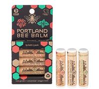 Portland Bee Balm Chapstick, Assorted 3-Pack (Oregon Mint, Rose Garden, Unscented) By Portland Bee Balm