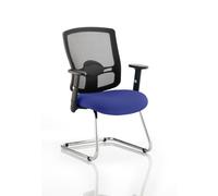 Portland Cantilever Bespoke Colour Seat Stevia Blue