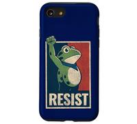 Portland Frog Protest Resist Raised Fist Distressed Retro Case for iPhone SE (2020) / 7/8