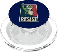 Portland Frog Protest Resist Raised Fist Distressed Retro PopSockets PopGrip for MagSafe
