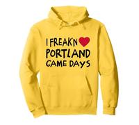 Portland Game Days Funny Locals Freak'n Love Portland Pullover Hoodie