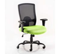portland hd black back office chair with myrrh green seat