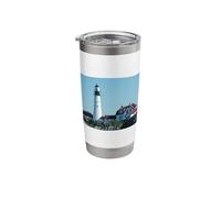 Portland Head Light Lighthouse Beautiful Lighthouse Stainless Steel Insulated Tumbler