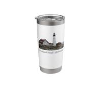 Portland Head Light Lighthouse Beautiful Lighthouse Stainless Steel Insulated Tumbler