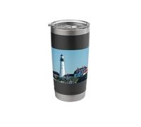 Portland Head Light Lighthouse Beautiful Lighthouse Stainless Steel Insulated Tumbler