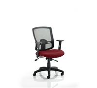 Portland II Task Operator Chair With Chilli Colour Seat Wit