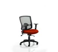 Portland II Task Operator Chair With Pimento Colour Seat Wi