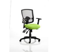 Portland III Task Operator Chair Black Mesh Back Swizzle Co