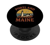 Portland Lighthouse Bird House Maine PopSockets Adhesive PopGrip