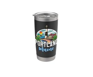 Portland Maine Lighthouse Stainless Steel Insulated Tumbler