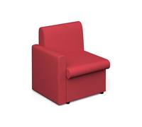 Portland Modular Soft Seating, Reception Chair With Right Arm, Extent