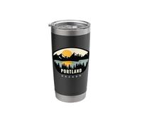 Portland Oregon, OR Vacation Souvenir Stainless Steel Insulated Tumbler