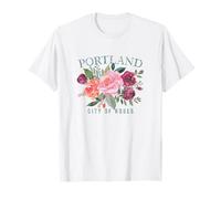 Portland Oregon Women Rose Lovers Gardeners T-Shirt