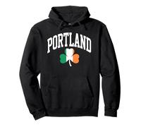 Portland St Patricks day shamrock irish flag Pullover Hoodie