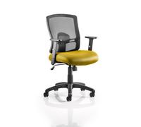 Portland Task Operator Bespoke Colour Airmesh Seat Senna Yellow