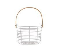 Portland Utility Basket by Garden Trading | Crafted in Bamboo & Wirework | Indoor Use Only | H14.2 X Diameter 22cm