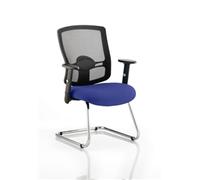 Portland Visitor Chair Cantilever Serene Colour Seat With A