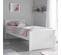 Portland White Solo Single 3Ft Children's Bed Frame Only