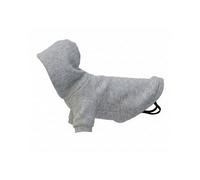 Portman & Pooch Plain Dog Hoodie Grey (M-35Cm)