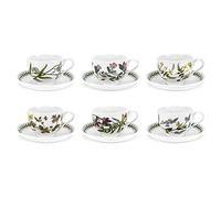 Portmeirion Botanic Garden - 7oz Teacup & Saucer (Traditional shape) -