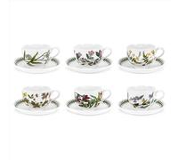 Portmeirion Botanic Garden Breakfast Cup & Saucer Set of 6