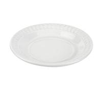 Portmeirion Botanic Garden Harmony 8"/20cm Dessert Side Plate White Set of 4 with Iconic Leaf Border Embossed Around The Perimeter of The Rim