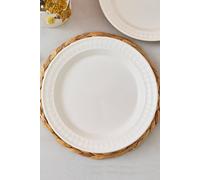 Portmeirion 'botanic Garden Harmony' Set Of 4 27Cm Plates In White White One Size