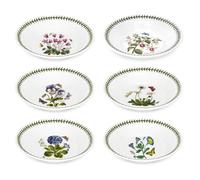 Portmeirion Botanic Garden Soup Bowl, Various Motifs - set of 6, Dia.22cm