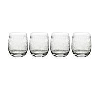Portmeirion Tumblers – Botanic Garden – Crystal, Durable Glass – Set of 4