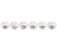 Portmeirion 520387 Exotic Botanic Garden - 5.5" Fruit Salad Bowls - Set of 6, Multicoloured