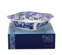 Portmeirion Home & Gifts 1532832 Square-Bowl, Ceramic, Blue, White