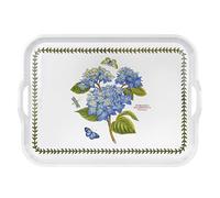 Portmeirion Home & Gifts BG Handled Serving Tray-Hydrangea, Melamine, Multi-Colour