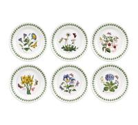 Portmeirion Home & Gifts BG05082 Botanic Garden Side Plates 16.5cm - Set of 6, White