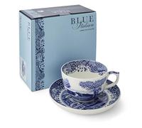 Spode Blue Italian Jumbo Cup & Saucer