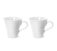 Sophie Conran for Portmeirion Porcelain Mugs, Set of 2, 350ml, White