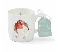 Portmeirion Home & Gifts Garden Friend (Robin) Bone China Single Mug, 1 Count (Pack of 1)