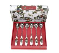 Portmeirion Home & Gifts Tea Spoons S/6, Stainless Steel, Multi-Colour, 16 x 1.5 x 1 cm