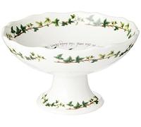 Portmeirion Home & Gifts HV77254-X Scalloped Dish, Ceramic, Multi-Colour, 14.1 x 14.1 x 8.1 cm