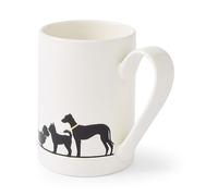Portmeirion Home & Gifts Merion Silhouette Dog Friends Mug