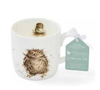 Portmeirion Home & Gifts MMKD5629-XS Wrendale What a Hoot Mug, Ceramic, Multi-Colour, 8.5 x 12 x 8 cm